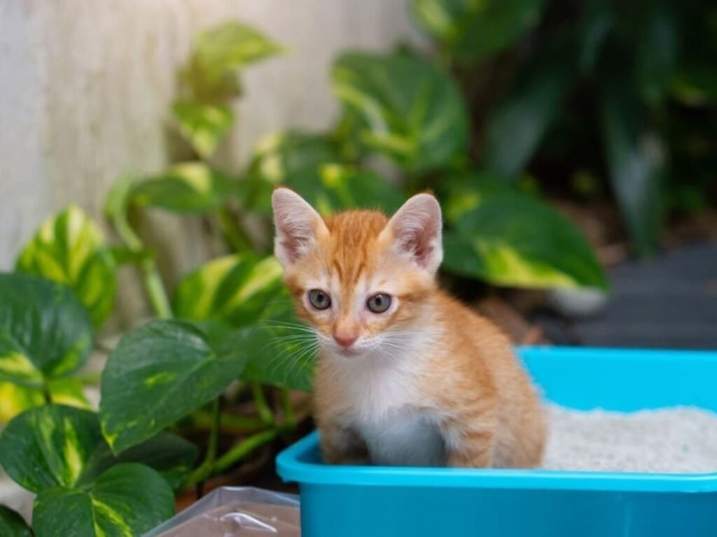 How to Litter Train a Stray Cat