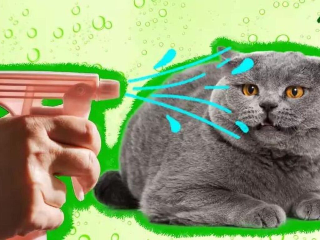 Spray Bottle to Train Cat